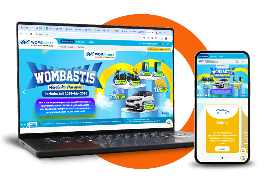 Website design Jakarta untuk WOM Finance - Website Design Development