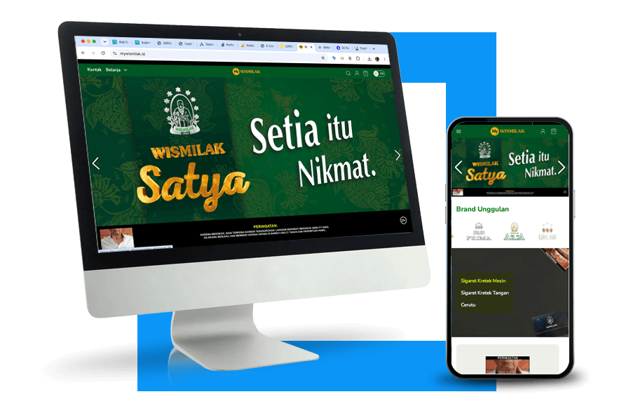 Ecommerce dan digital marketing Jakarta untuk My Wismilak - E-Commerce Platform